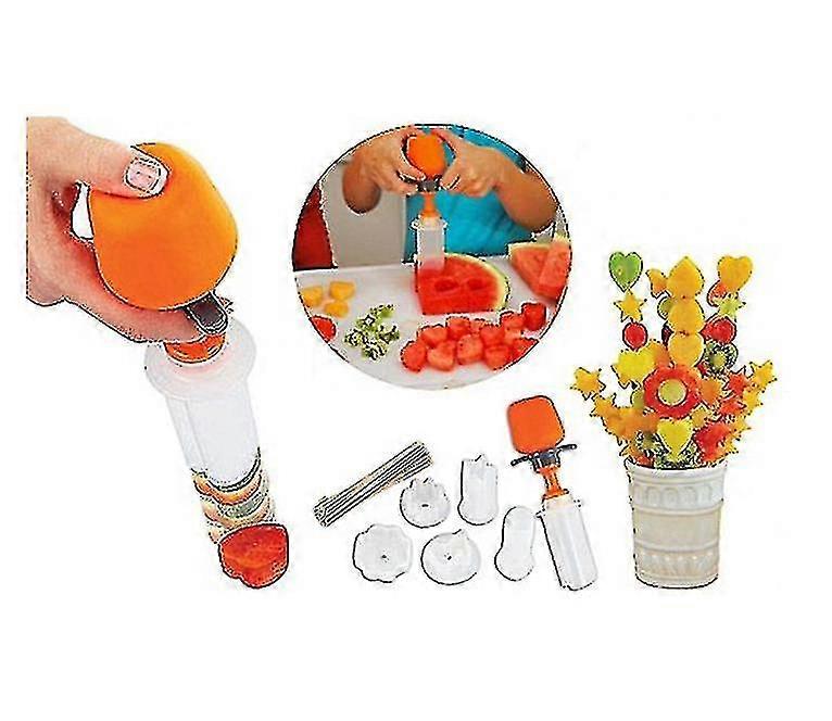 Push Pop And Eat Obst Gemüse Carving Tool Salat Form Cutter Küche Slicer