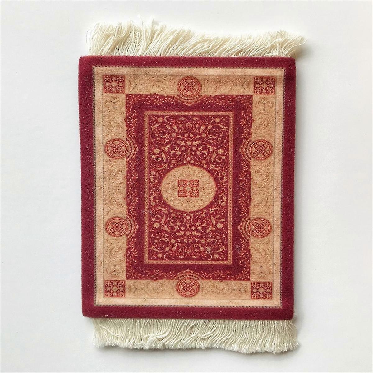 Mini Persian Woven Coasters Carpet Pattern Coaster Dining Table ...