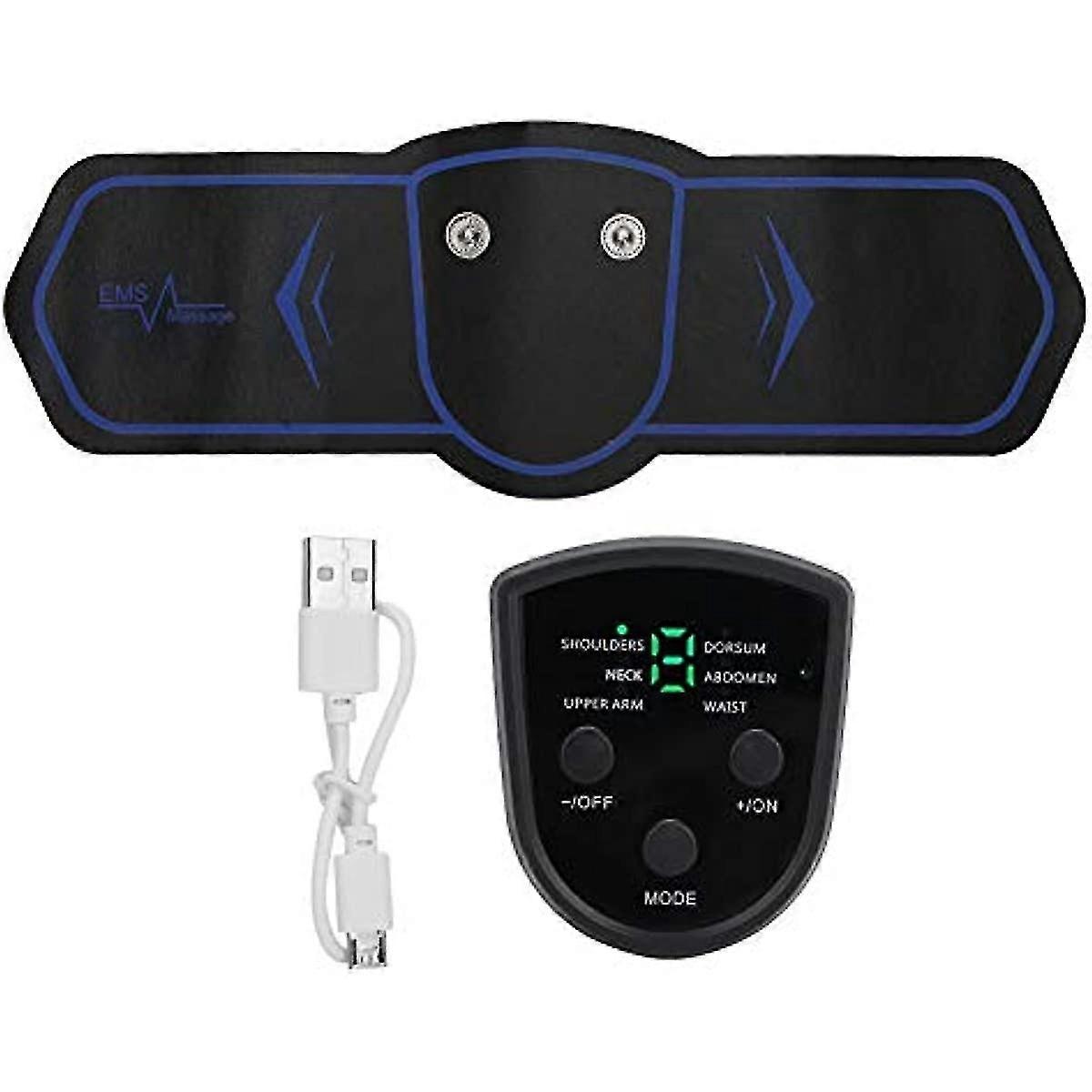 Wireless Mini Tens Mini Massar With Lcd Screen Electric Massar For Neck Shoulder 6 Modes 9 S Ideal For Pa