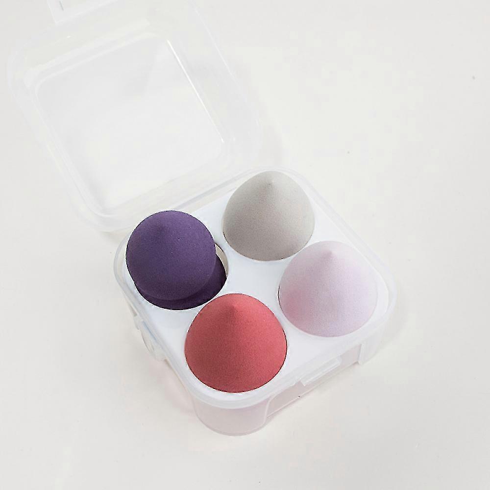 Ensemble de 4 éponges de maquillage Blender Blender, différentes formes, utilisation humide et sèche