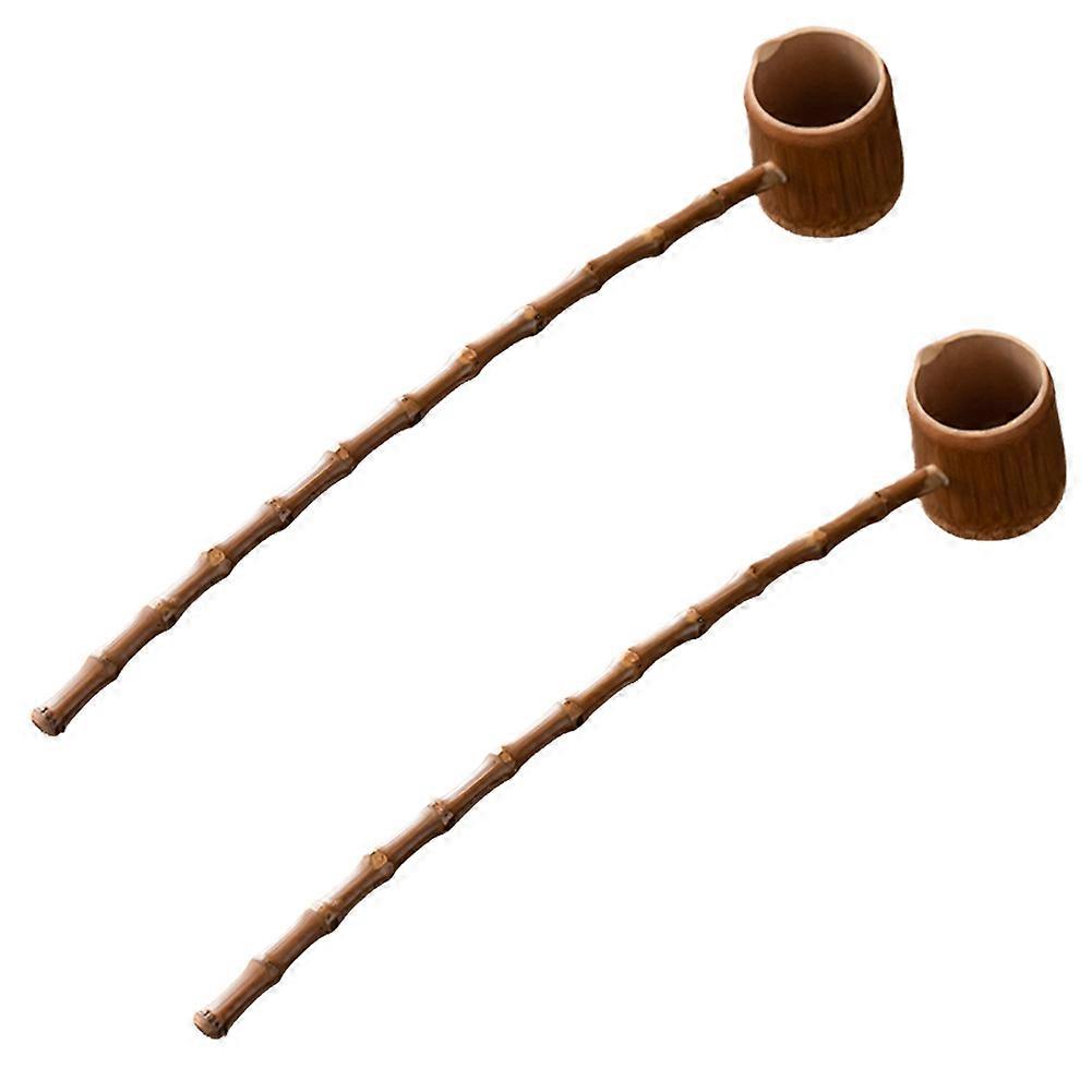 Chinese Retro Water Scoop Wine Raisin Wine Scoop Long Handle Scoop Household Water Scoop,C