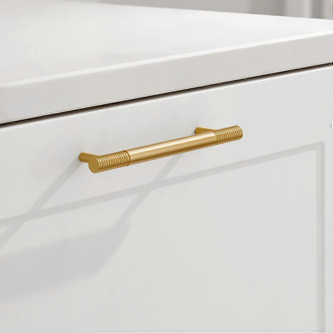 Fluted Pull Handle in Gold - 224mm