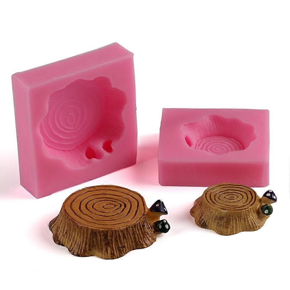 Silicone Mold for Baking Cake Cookie Chocolate Soap Candle Big Small Stump Shape Sugar Paste Bakeware