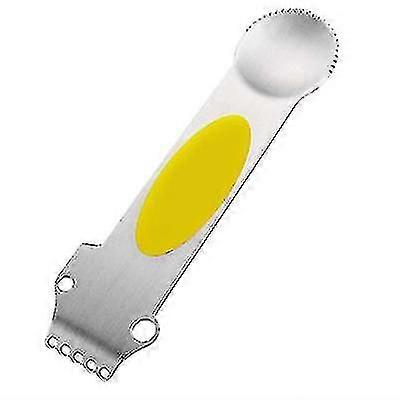 3-in-1 Stainless Steel Citrus Peeler, Lemon Peeler And Fruit Grater, With Ergonomic Non-slip Handle And Sharp Blade PXCL