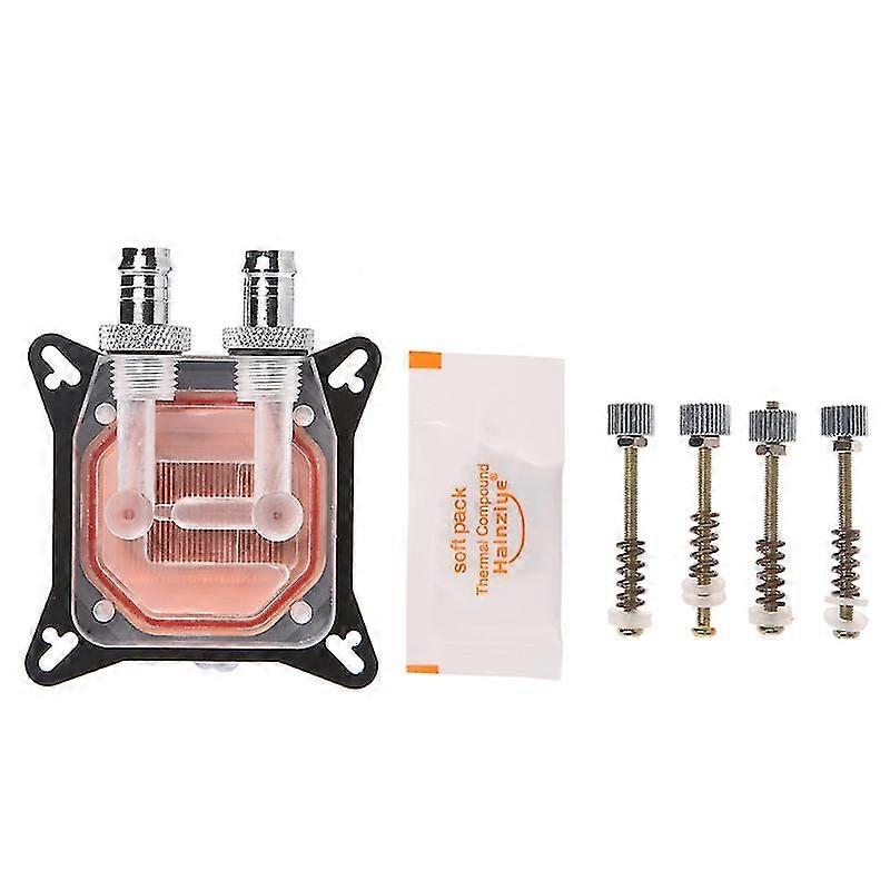 Gpu Water Block Cooling Double Channel Copper Cooler Compatible For Pc Graphics Radiator