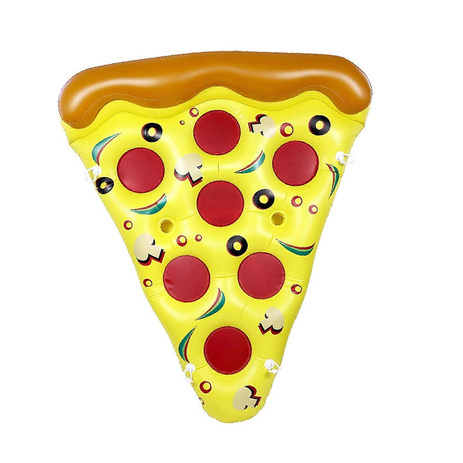 Giant Inflatable Pizza Slice Pool Float, Fun Pool Floaties, Swim Party Toy, Summer Pool Raft (1 Pack)