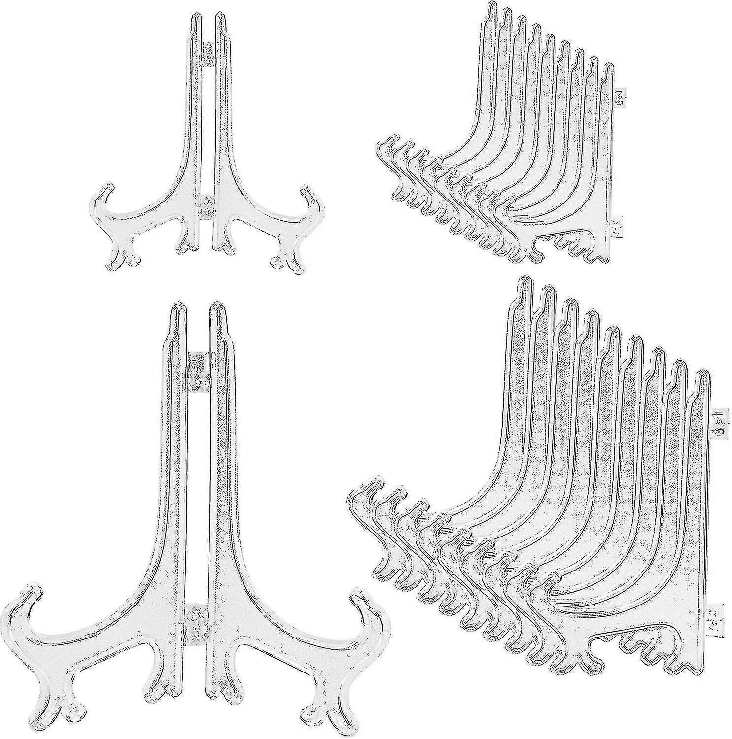 20 حزمة البلاستيك حامل لوحة تقف لعرض الصور، صور، طبق، القطع الفنية، شهادات، placecard، ملصقات، أظرف ولوحات صغيرة، 2 حجم
