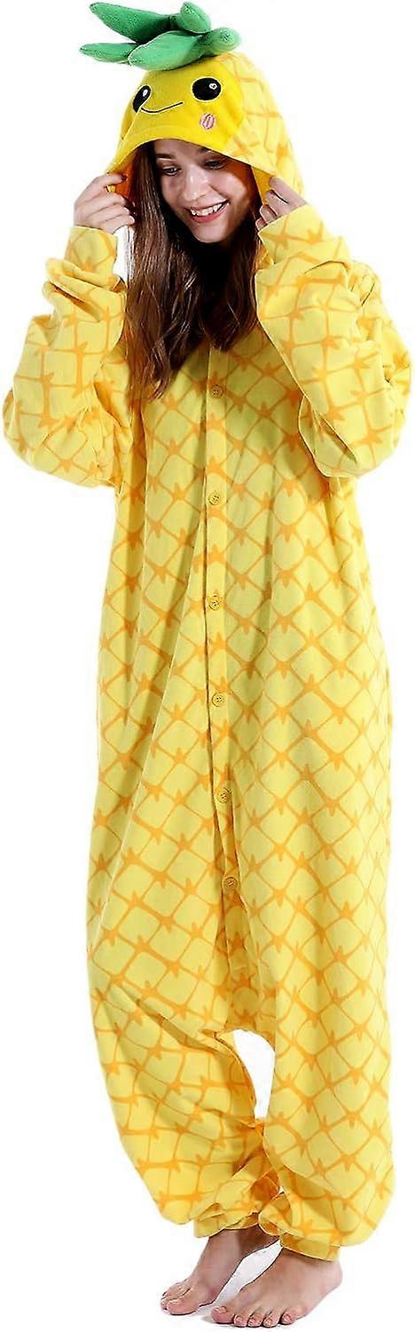 Ananas pyjama's Dierenkostuum carnaval jumpsuit