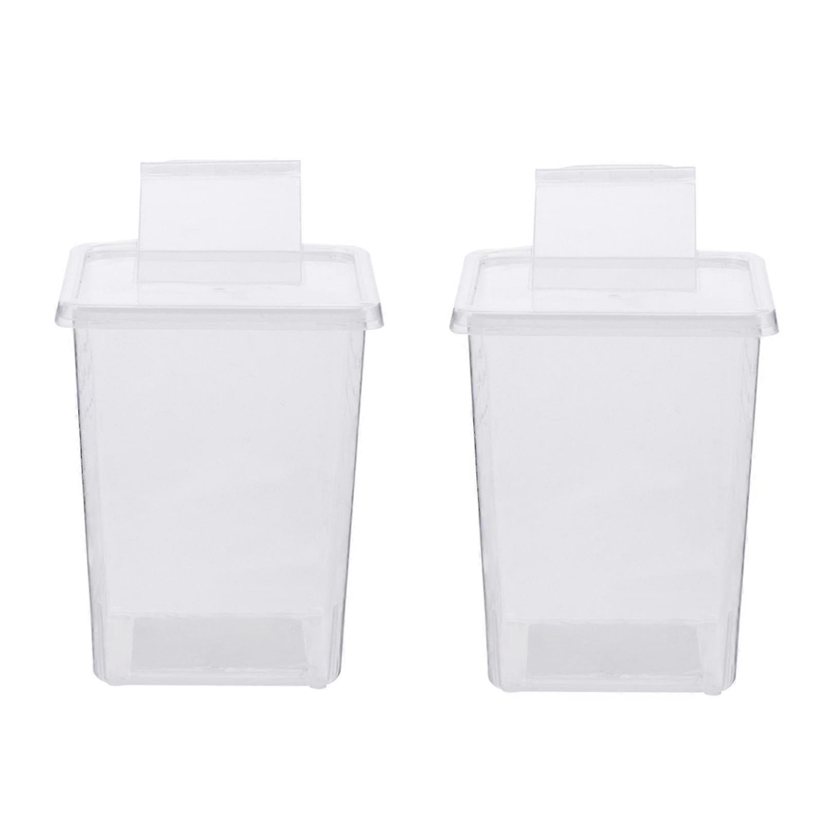 2PCS Reptile Breeding Box Mini Reptile Tank Creeper House for Turtle Lizard-FCY