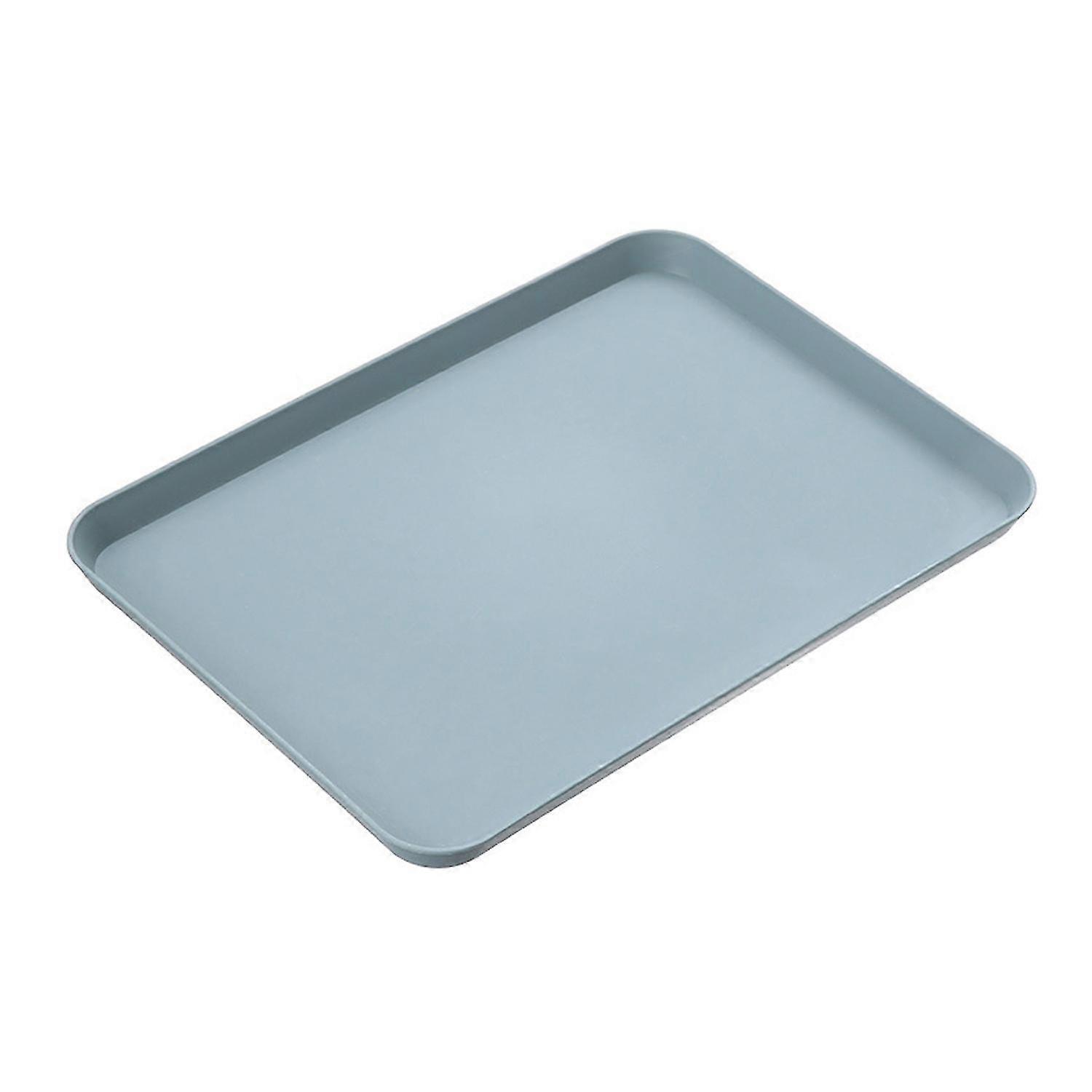 Fruit Plate Portable Convenient Healthy Plastic Rectangle Shape Fruit Cake Plate for Home