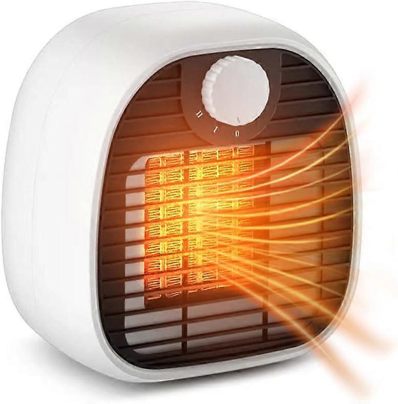 Portable Electric Space Heater, PTC Fast Heating Small Space Heater, Cute Portable Space Heater