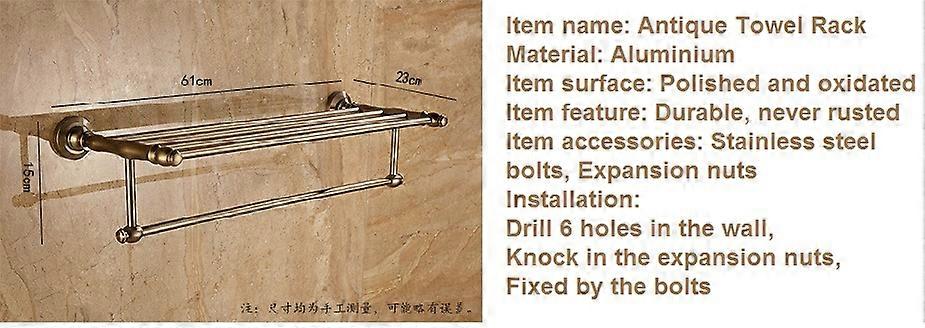 Antikk badehåndkleholder