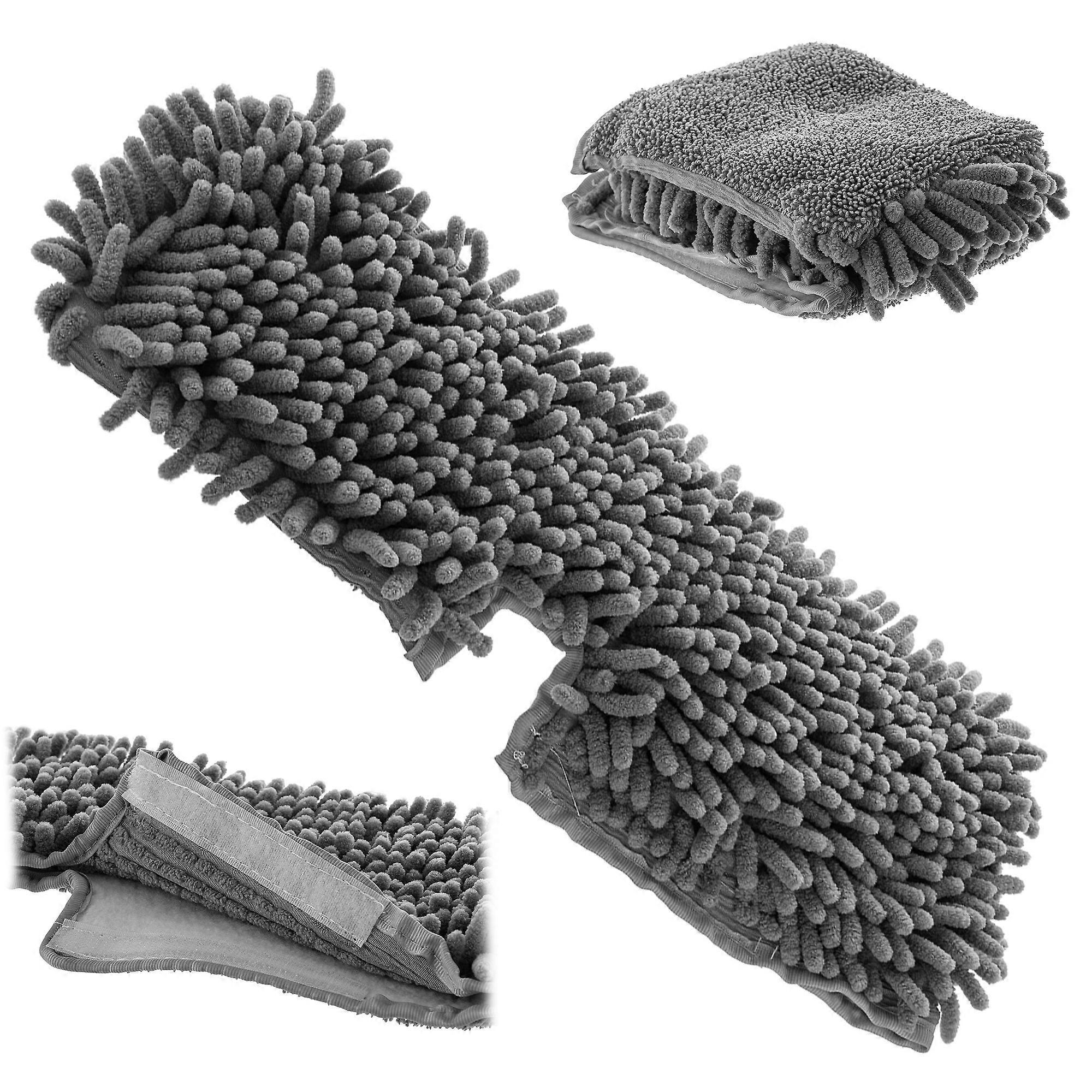 KADAX Flachmopp Nachfülleinlage Pad Mikrofaser Spitze Flach 40x14cm