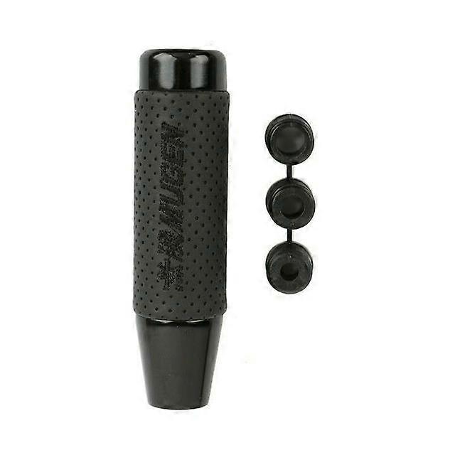 New 13cm Aluminum With PVC Leather Gear Shift Knob For Car