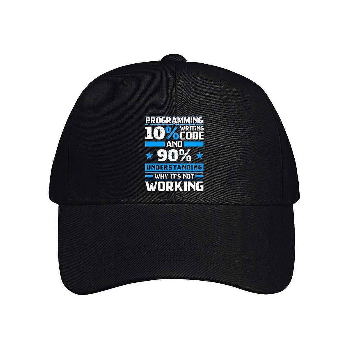 Programming 10% Writing Coode And 90 Understanding Baseball Cap