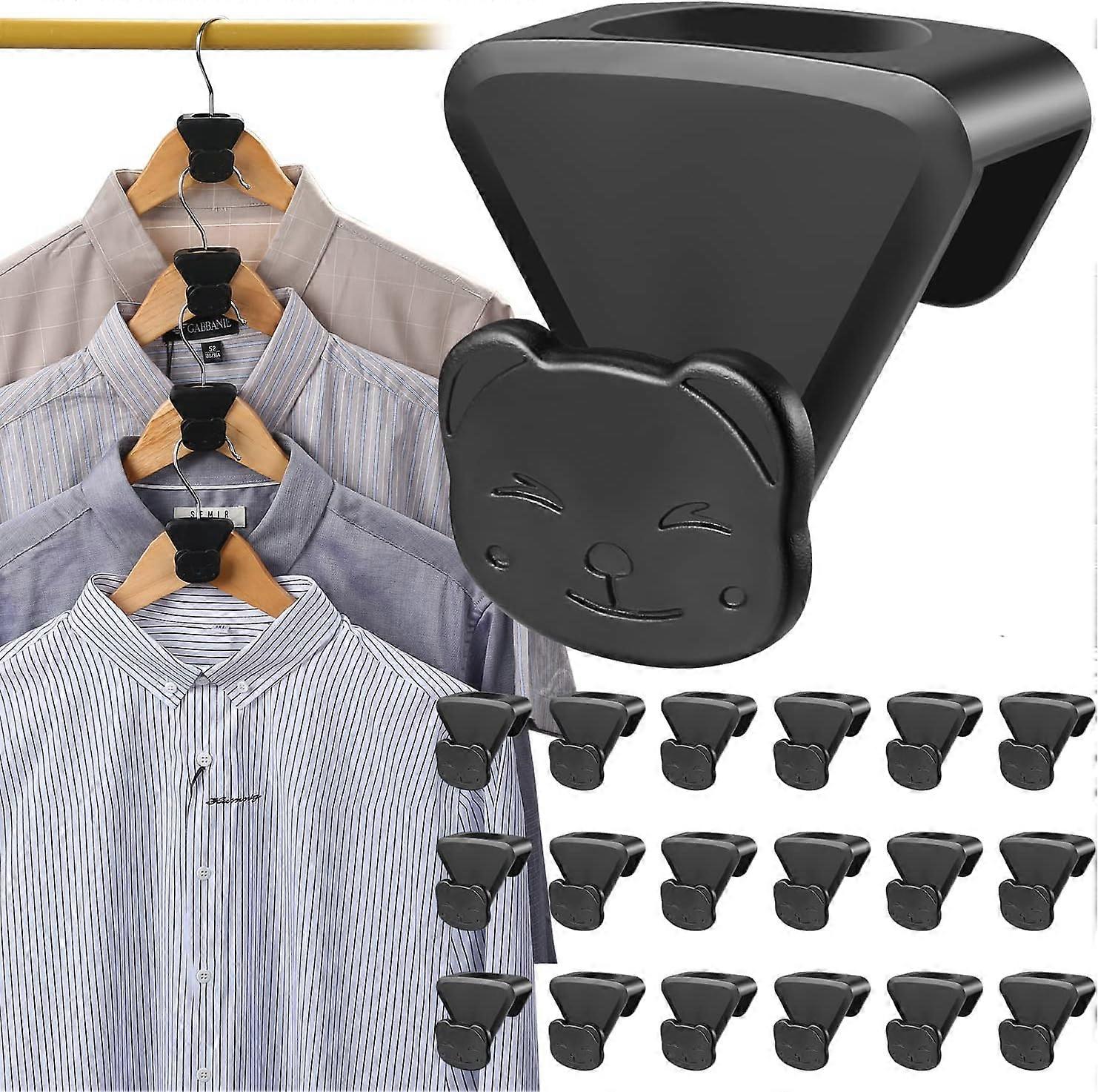 Space Saving Hanger Hooks, Clothes Hanger Connector Hooks For Organizer Closet
