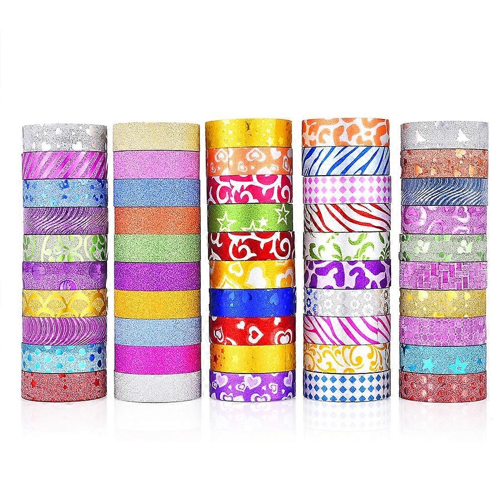 50 Rolls / Box Glitter Tape 50 Rolls / Box