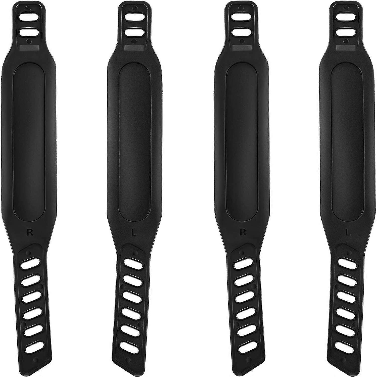 2 Pares de Correias de Pedal de Bicicleta Ergométrica Universal de 1,7 x 12 Polegadas para Exercício