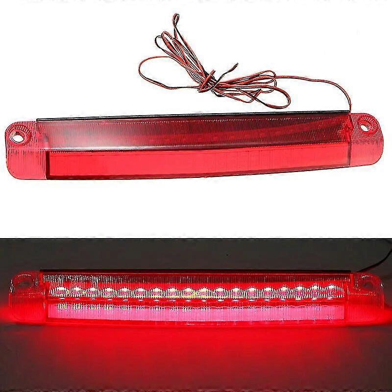 Red/white 12v 18 Led Car Tail Third High-end Brake Stop Light Waterproof Reversing Lights High Mount Rear Tail Light