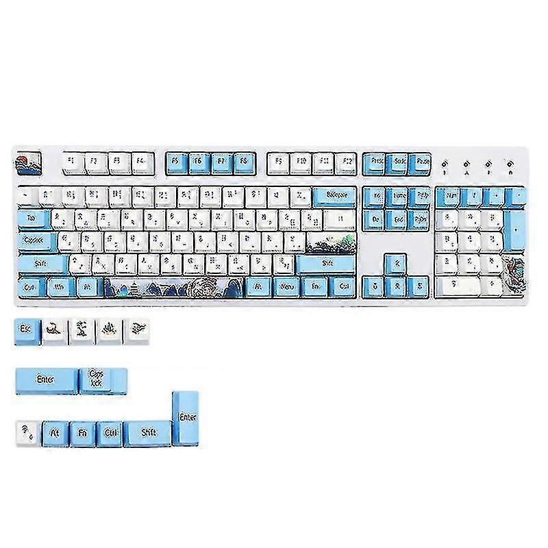 Dye Sublimation Keycap Oem Profile Mechanical Keyboard Pbt Keycap 117keys/set