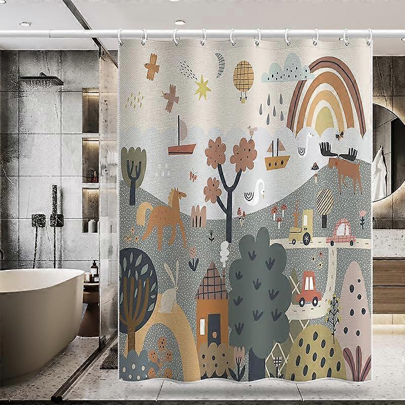 Bathroom Shower Curtain Design Style - 642