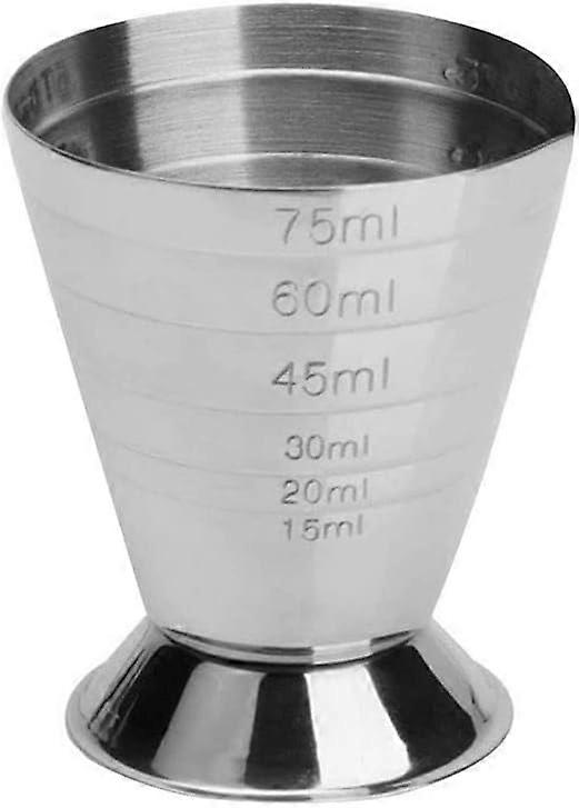 75ml Measure Cups Jigger Shot Drink Spirits Mix Bar Cocktail Party Beaker