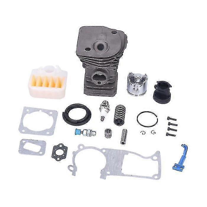 Cuque Spare parts Compatible With HUSQVARNA 340 345 350 chainsaw cylinder piston air filter buffer paper intake pipe -CDSX JKW