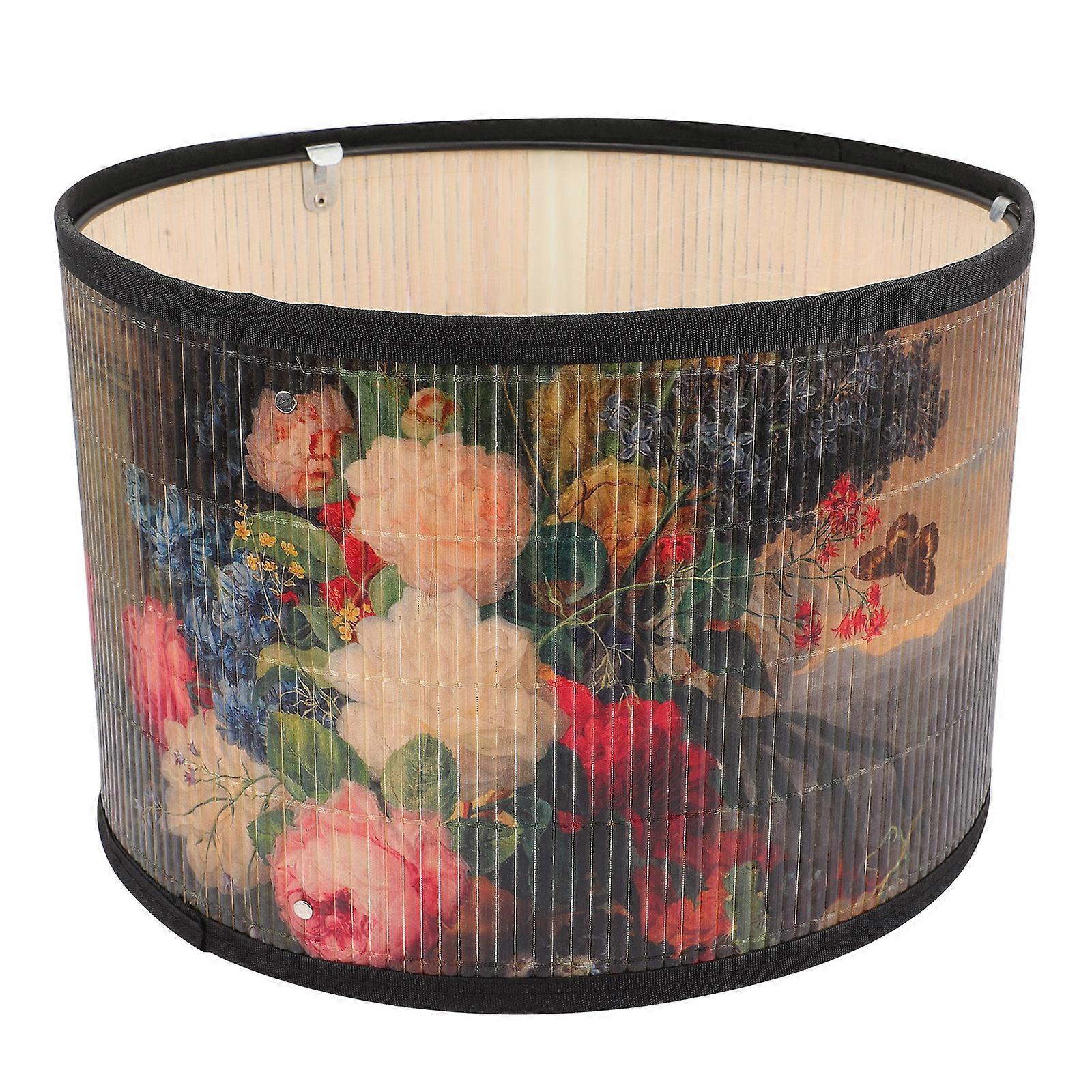 Flower Decor Drum Light Shade Lamp Shade Replacement Table Lamp Shade Chandelier Lamp Shades