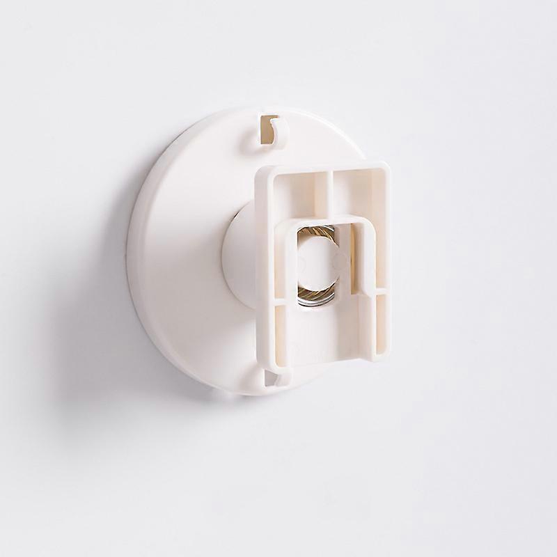 Punch-Free Rotatable Socket Holder, Wall Storage Rack Cable Socket Holder(1Pcs,White)