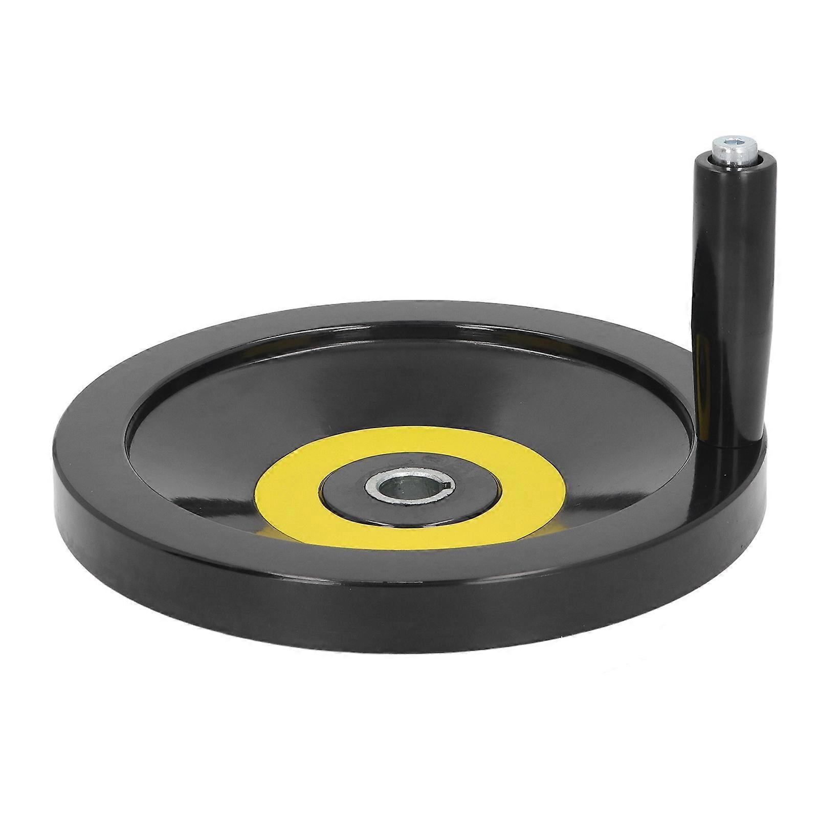 Table Saw Handwheel 22mm Center Hole 250mm Outer Diameter with Revolving Handle for Lathe Milling Machine Grinder