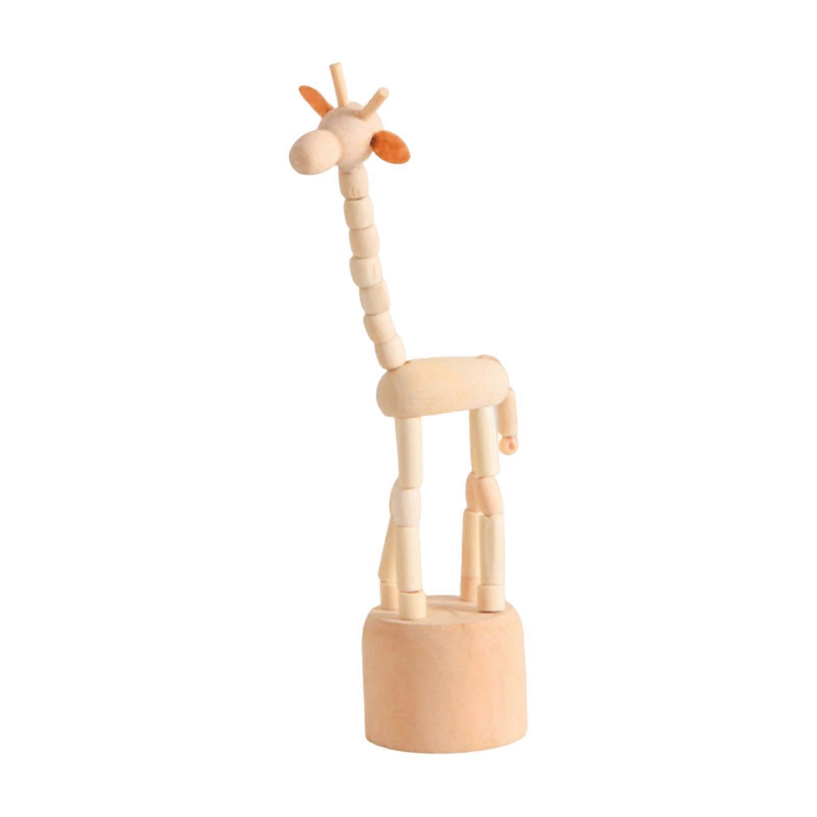 Exquisite Puppet Ornament Nordic Style Funny Snails/Dog/Giraffe Marionette Toys for Home Playing