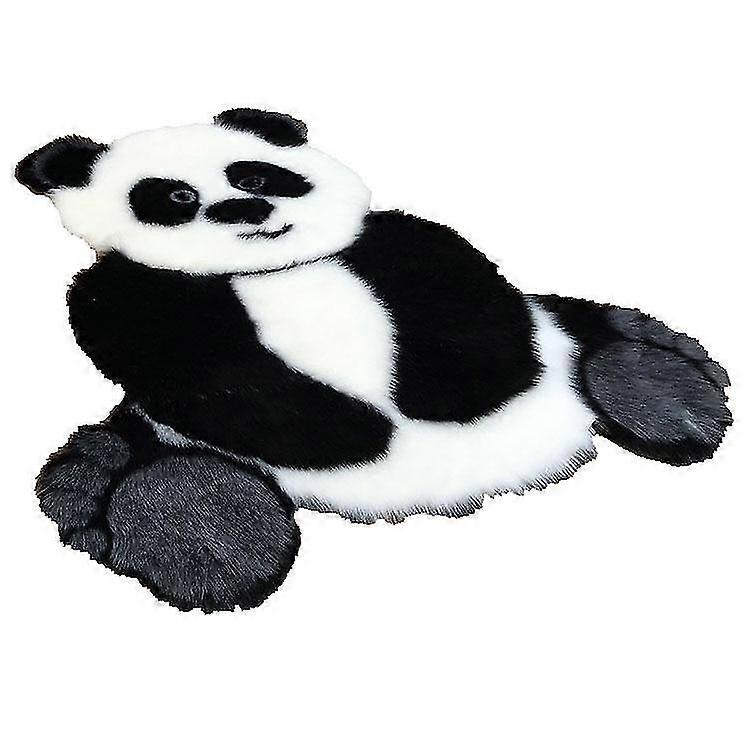 Panda Bedruckter Teppich Schöner Kinderteppich Rindsleder KunstlederTeppich| Teppich