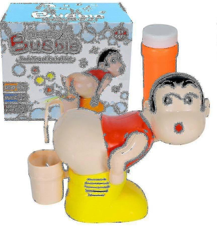 バブルブロワーおなら吹き光音楽おもちゃ電気子供のシャボン玉マシン