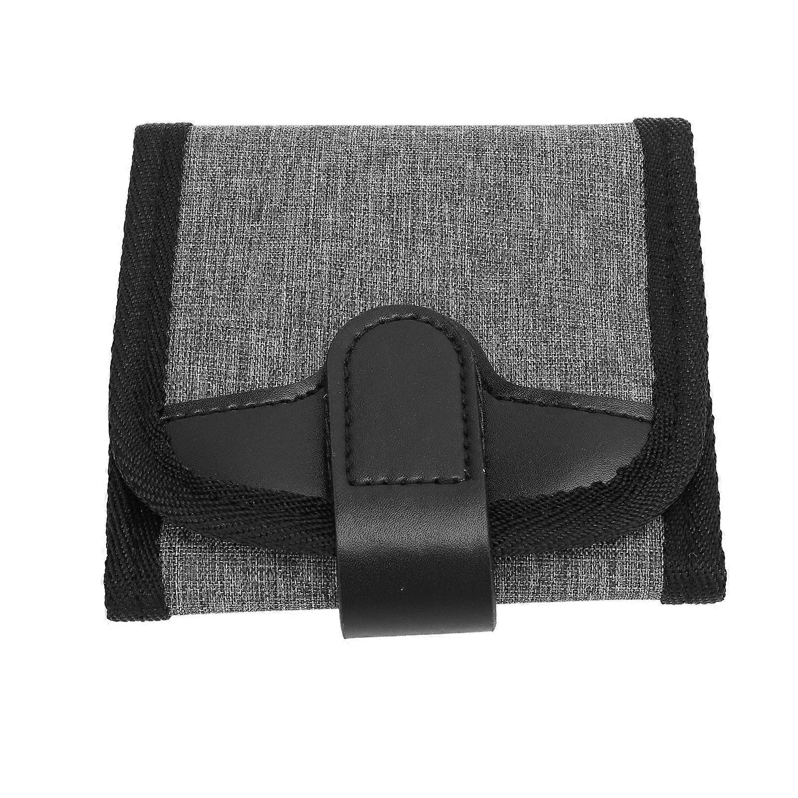 Camera Lens Filter Bag 3 Layer Water Proof Shockproof Thick Lens Filter Storage Pouch for Up To 72mm Filters 