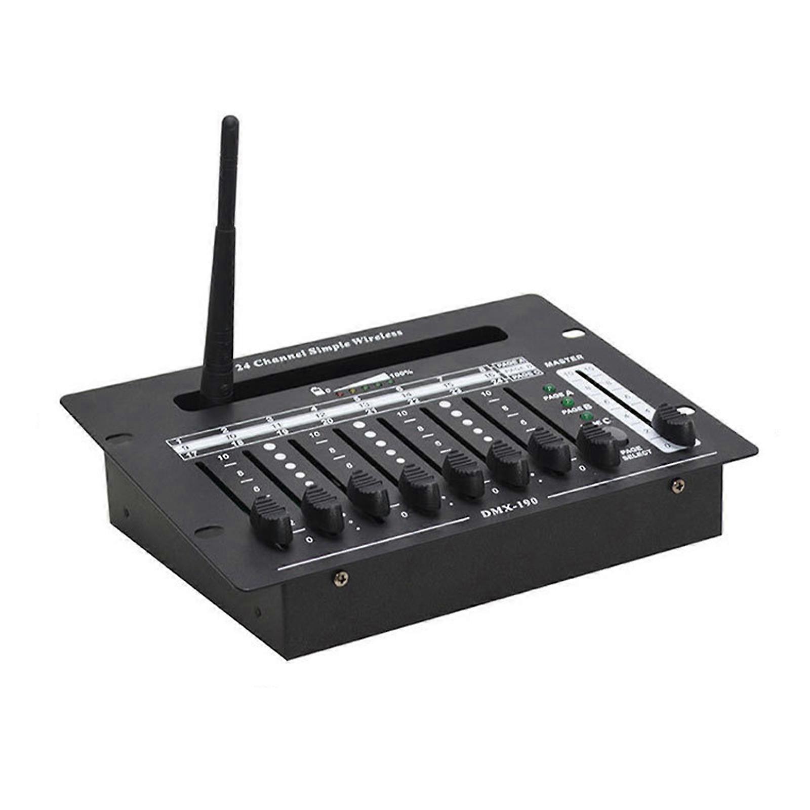 24 channel 2.4G wireless dmx controller battery console for dj stage light
