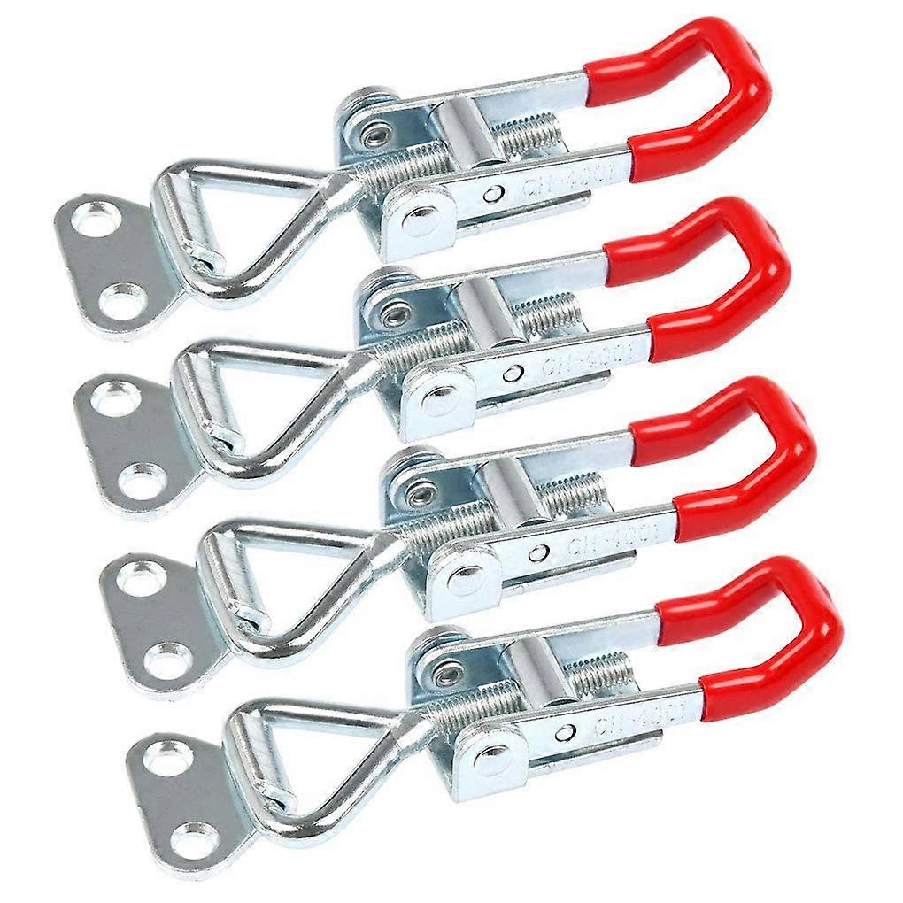 Heavy Duty Adjustable Toggle Latch Clamp With Lock Hole Holding Capacity Large Pull Action Latch