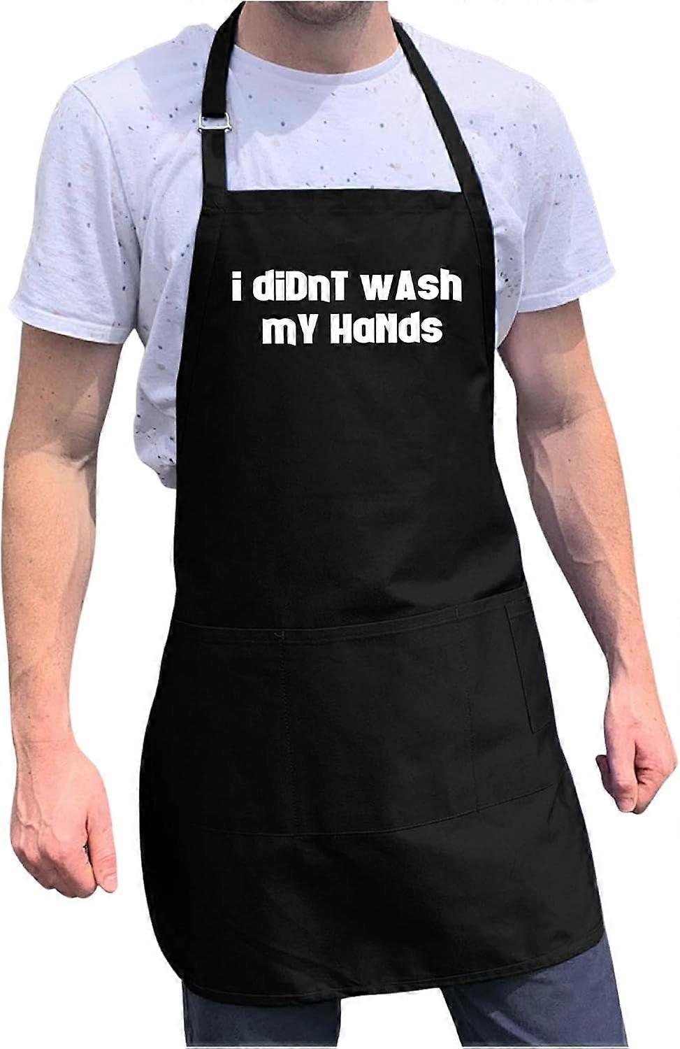 Tvättade inte mina händer förkläde