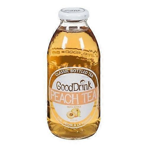 Gooddrink Peach Tea With Apple, 473 Ml (Case Of 12)