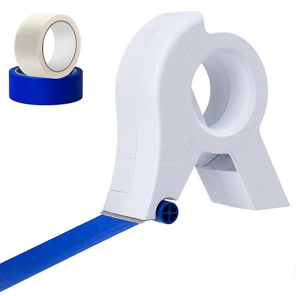 Masking Tape Applicator with 2Pack Each 1.4 Inch Tape Painters Tape Dispenser for Window Trim Door Frames