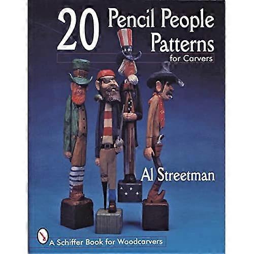 20 PENCIL PEOPLE PATTERNS FOR CARVERS