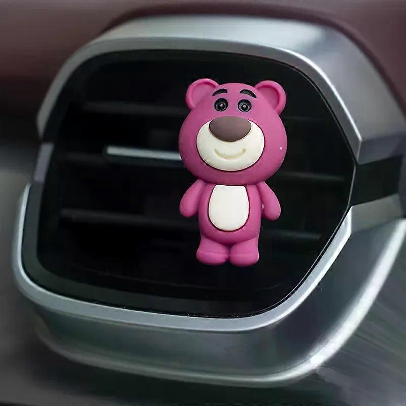 ديزني أنيمي الشكل ميكي ميني ماوس الكرتون دونالد زخرفة الدب سيارة منفذ الهواء تنفيس عطر معطر الهواء ديكور الملحقات
