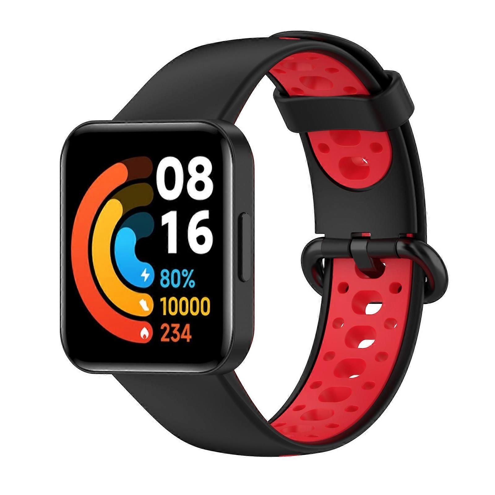 For Xiaomi Redmi Watch 2 Lite Two-Color Mixed Silicone Watch Band