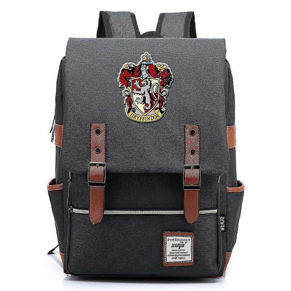 حقيبة مدرسية ماجيك سكول ويزاردز USB لشحن حقيبة الظهر هوجورتس فور هاوس - دفتر سفر الطلاب وحقائب الكمبيوتر المحمول