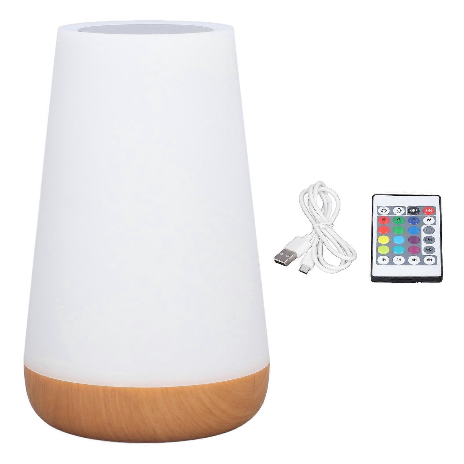 Mood Lighting Desktop Sensor-Controlled Dimmable RGB Color-Changing Lamp USB Charging For Bedroom Office Corridor