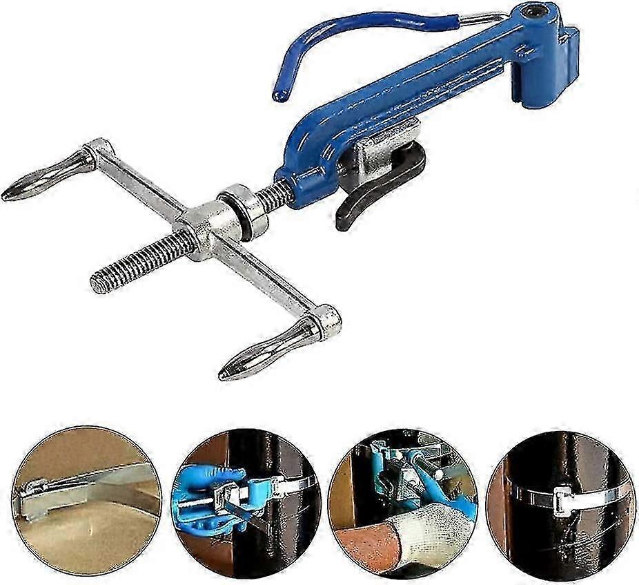 Stroppetang i rustfritt stål - Manuell stroppetang Ekstra stramme stroppestropper Te