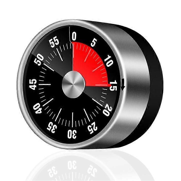 Mechanical Magnetic Kitchen Timer, Adjustable 160 Minutes, Alarm Sound, Basic Timer