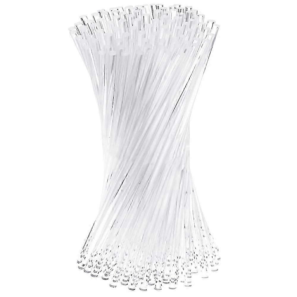 100 stykker 4 tommers akryl slikkepinner klare gjenbrukbare akrylstenger for å lage slikkepinner Cake Pop js