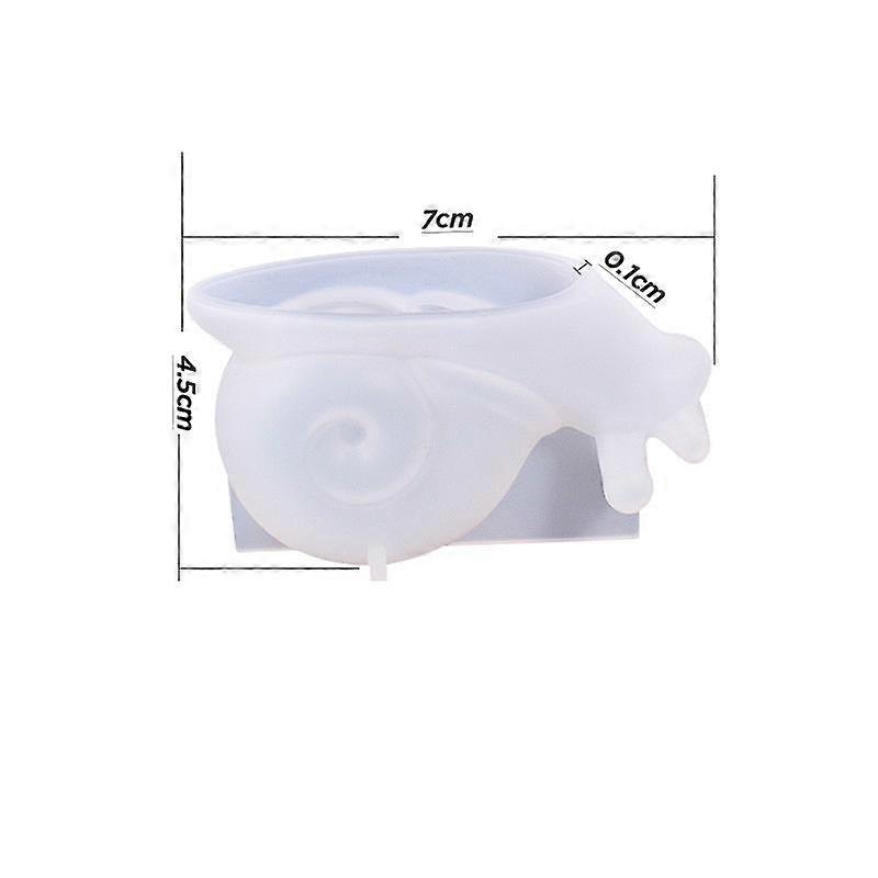 1 Pcs DIY Crystal Epoxy Resin Mold Snail Small Animal Mold Silicone Mold Casting Mold ZPG