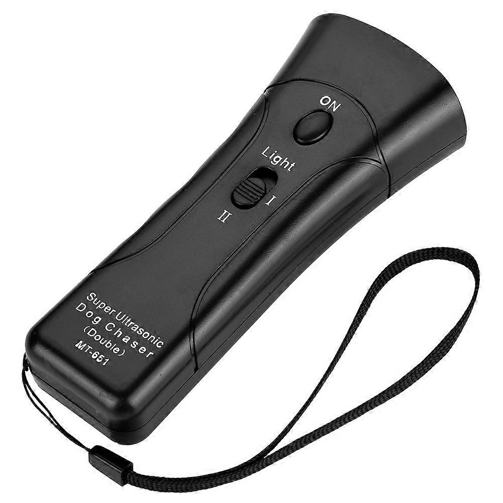 Ultrasonic Dog Repellent Training Tool - Adjustable Sensitivity, Portable Design, Battery Operated, Safe for Pets