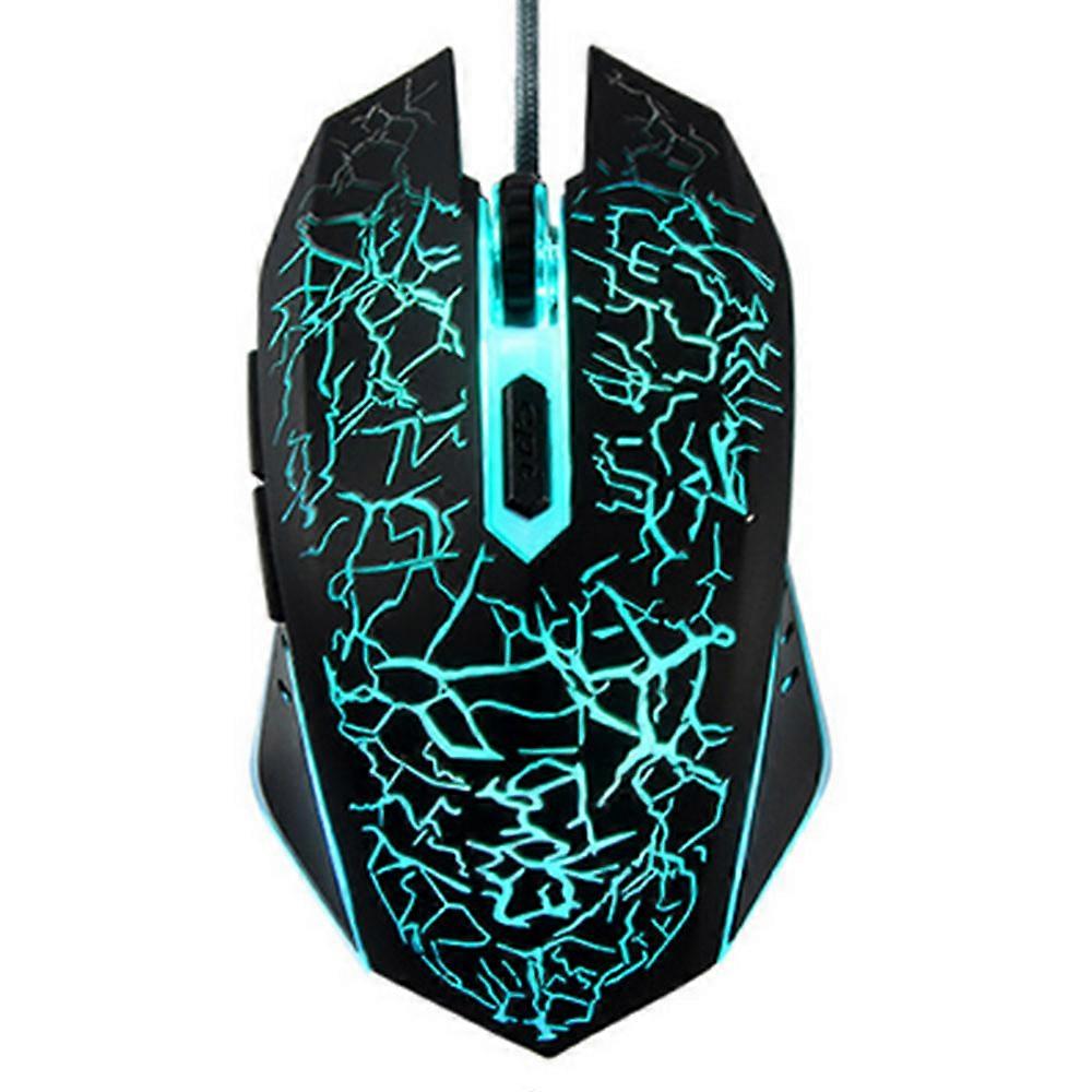 Gaming Mouse Wired, USB Optical Computer Mice with RGB Backlit, 4 Adjustable DPI Ergonomic Gamer Laptop PC Mouse